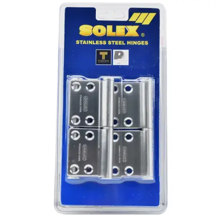 บานพับสแตนเลส ถอดได้ (แพ็ค3) NO.F4225SS SOLEX