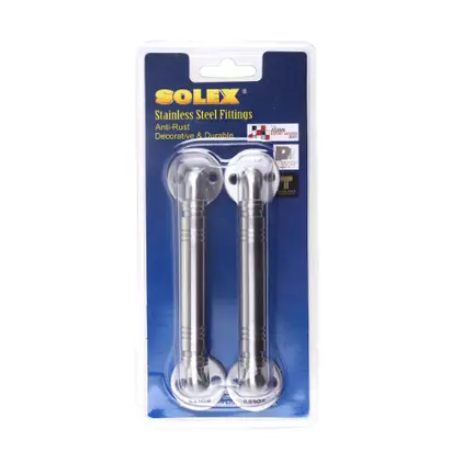 มือจับ สแตนเลส แพ็ค2 (แผง) NO.135SS SOLEX