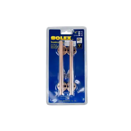 มือจับ สแตนเลส แพ็ค2 (แผง) NO.150AC SOLEX