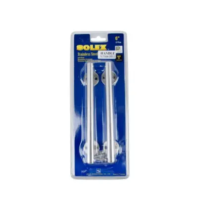 มือจับ สแตนเลส แกน 12 มม. แพ็ค2 (แผง) NO.175SS SOLEX