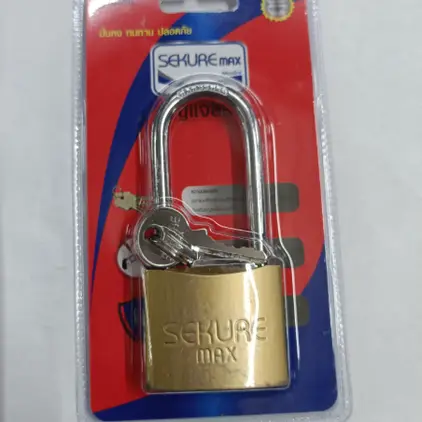 กุญแจล็อก ระบบสปริง คอยาว 50 มม. SK42-IBP350L SEKURE