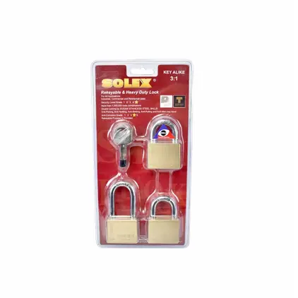 กุญแจ 40 มม. KEY ALIKE 3:1 PLUS R SOLEX