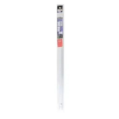 ราวแขวนม่าน อะลูมิเนียม รางตรง 105-195 ซม. T-5 สีขาว WSP