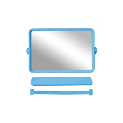 กระจกเหลี่ยม 3 ชิ้น SI4988 สีฟ้า SIMILAN