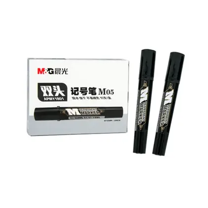 Marker 2 หัว M05 สีดำ M&G