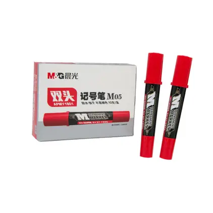 Marker 2 หัว M05 สีแดง M&G