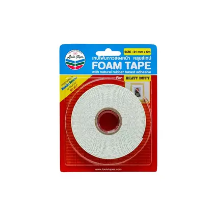 กาวสองหน้าเทปโฟม 21มมx5ม Louis Tape