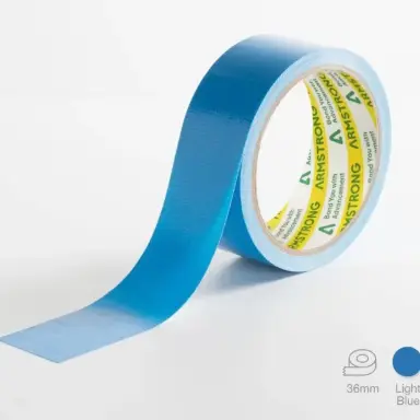 เทปผ้า อาร์มสตรอง 1 x 8 มม.36mm สีฟ้า