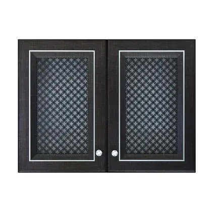 ตู้แขวนคู่ 80.5 x 60 x 33 ซม. HB02-35 สีมิสทิคแบล็ค YES MOULDING