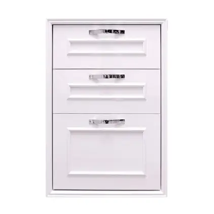 ตู้ลิ้นชักฝังเคาน์เตอร์ RZ 49*55*72 สีขาว WT