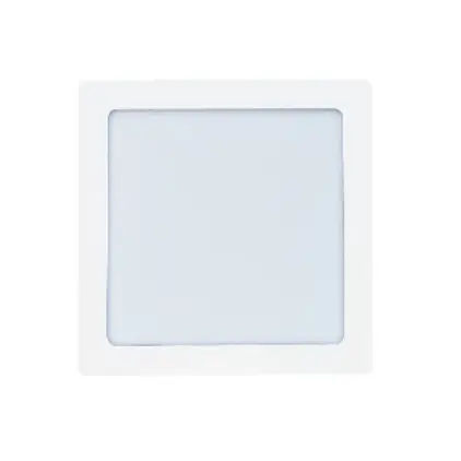 โคมติดลอยทรงเหลี่ยม LED 5-12W รุ่น SUR-SQW ขอบขาว แสงขาว WELLUX