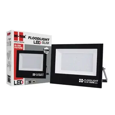 โคมฟลัดไลท์ LED 150W รุ่น Slim แสงขาว HI-TEK