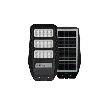 โคมถนน โซลาร์เซลล์ LED 100W รุ่น เวก้า แสงขาว HI-TEK