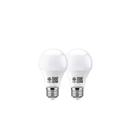 หลอดไฟเคที่ LED 3 แสง E27 9W (แพ็คคู่) A60 RACER