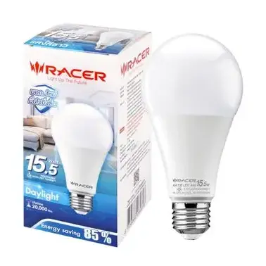 หลอดไฟ LED เคที บั๊บ E27 15.5W แสงขาว RACER
