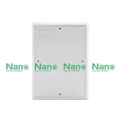 แผงไฟฟ้าพลาสติก 201 x 250 x 39 มม. 303W-NNP สีขาว NANO