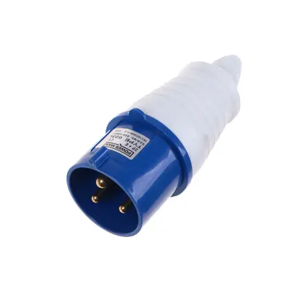 ปลั๊กเพาเวอร์ ตัวผู้ 2P+E 220V 32A HT-023