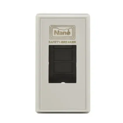 กล่องเบรกเกอร์ 66 x 123 x 39 มม. 401 สีขาว NANO