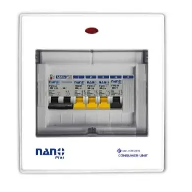 ตู้คอนซูเมอร์ เกาะราง เมนMCB+5 ช่อง 50A NNP-CM50B-05 NANO