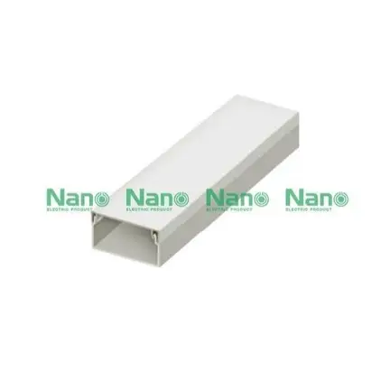 รางเก็บสายไฟอเนกประสงค์ 20 x 40 มม. ยาว 2 ม. NNDT2040 สีขาว NANO