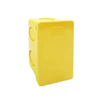 กล่องพักสาย 2 x 4 นิ้ว NANO-24Y สีเหลือง NANO