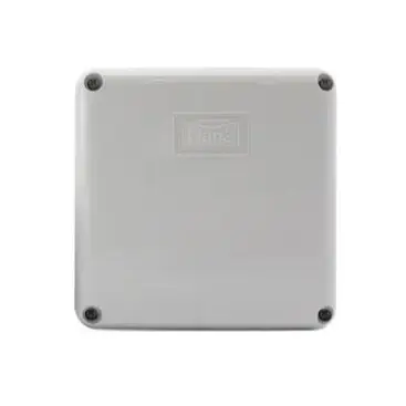 กล่องแยกกันน้ำพลาสติก 109.5 x 109.5 x 59.8 มม NANO-202W สีขาว NANO