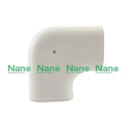 ข้องอโค้งท่อแอร์ 83 x 128 x 63 มม. AK75 สีขาว NANO