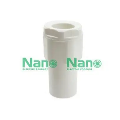 ข้อต่อกล่อง คอนเน็คเตอร์ (3/8 นิ้ว) NNCN15W สีขาว NANO
