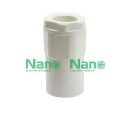 ข้อต่อกล่อง คอนเน็คเตอร์ (1/2 นิ้ว) NNCN18W สีขาว NANO