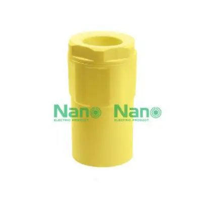 ข้อต่อกล่อง คอนเน็คเตอร์ (3/4 นิ้ว) NNCN20Y สีเหลือง NANO