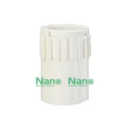 ข้อต่อกล่อง คอนเน็คเตอร์ (1 นิ้ว) NNCN25W สีขาว NANO