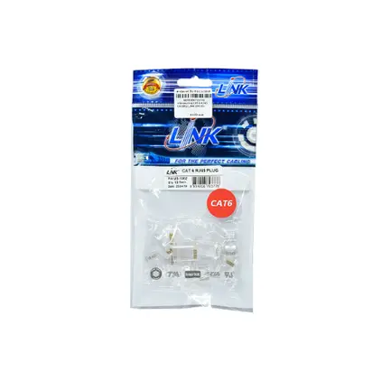 หัวแลน RJ45 ตัวผู้ CAT6 US1002 LINK