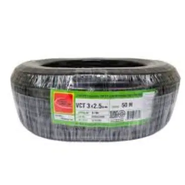 สายไฟ VCT 3 x 2.5 ( 50 ม.) สีดำ UNITED