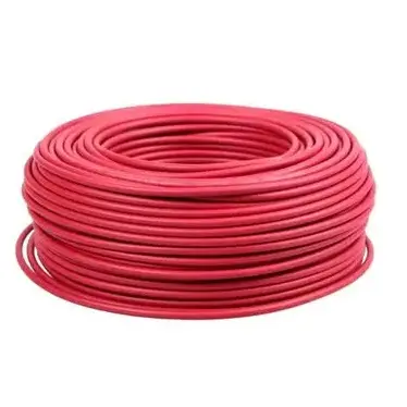 สาย PV1-F สายโซล่าเซลล์ TUV EN50618 เบอร์ 4มม. CB1040R2 แบ่งขาย สีแดง LINK