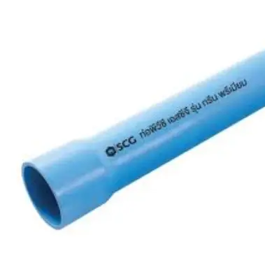 ท่อ PVC 4 นิ้ว ชั้น 5 ปลายบาน สีฟ้า SCG