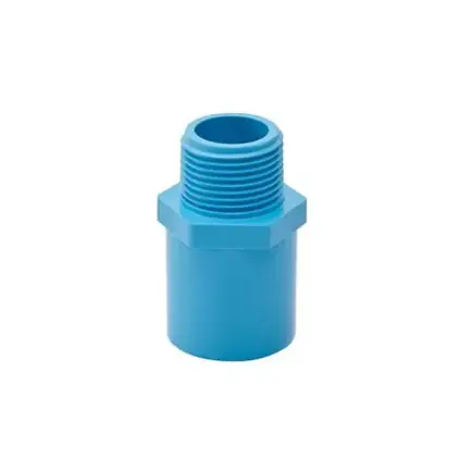ข้อต่อตรงเกลียวนอก PVC 1/2 นิ้ว 3A