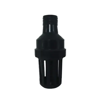 ฟุตวาล์ว/หัวดูดน้ำ สวมอุปกรณ์ PVC 1-1/2 นิ้ว 233-40-CP สีดำ KANOK