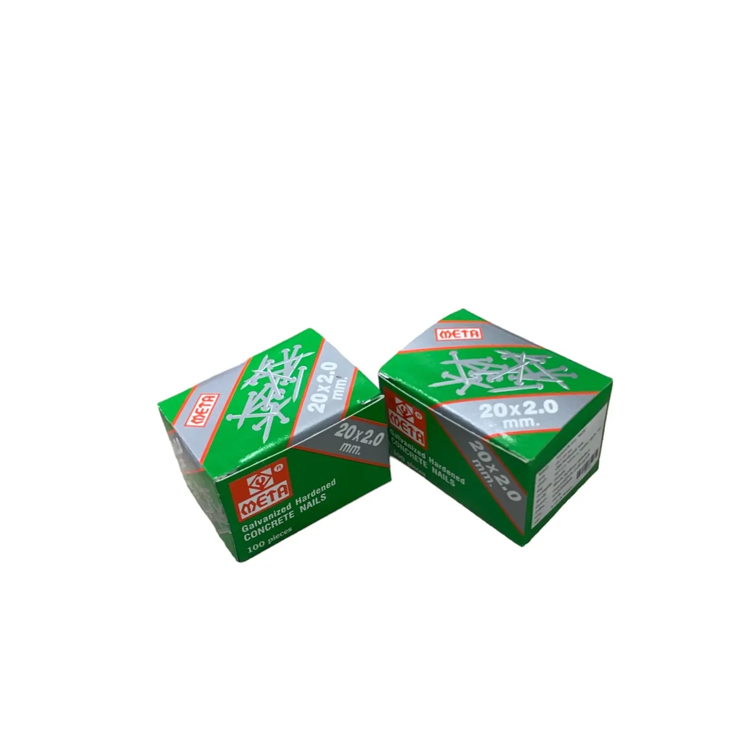 ตะปูคอนกรีต(ขาว) 20 x 2.00 มม. (กล่องเล็ก) สีขาว