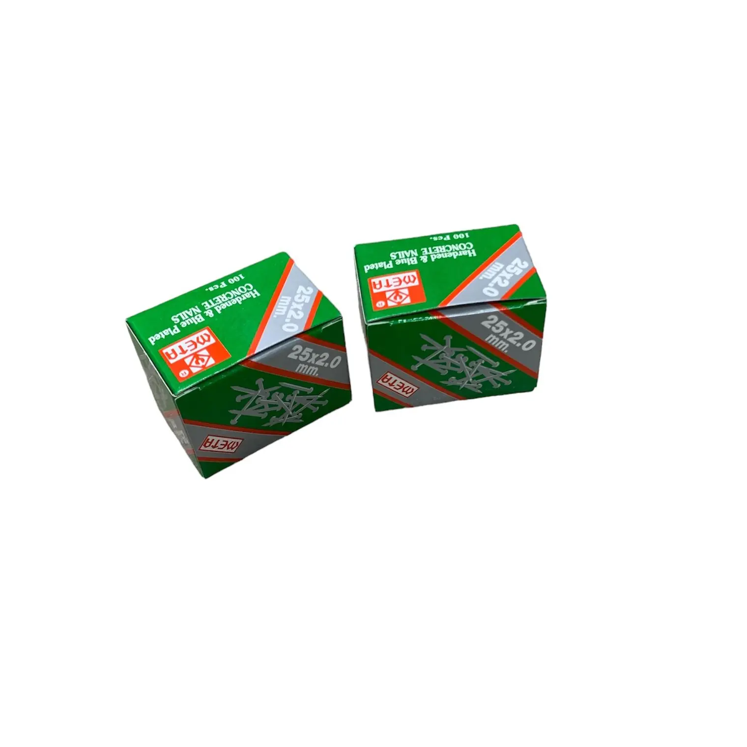 ตะปูคอนกรีต(ขาว) 25 x 2.00 มม. (กล่องเล็ก) สีขาว