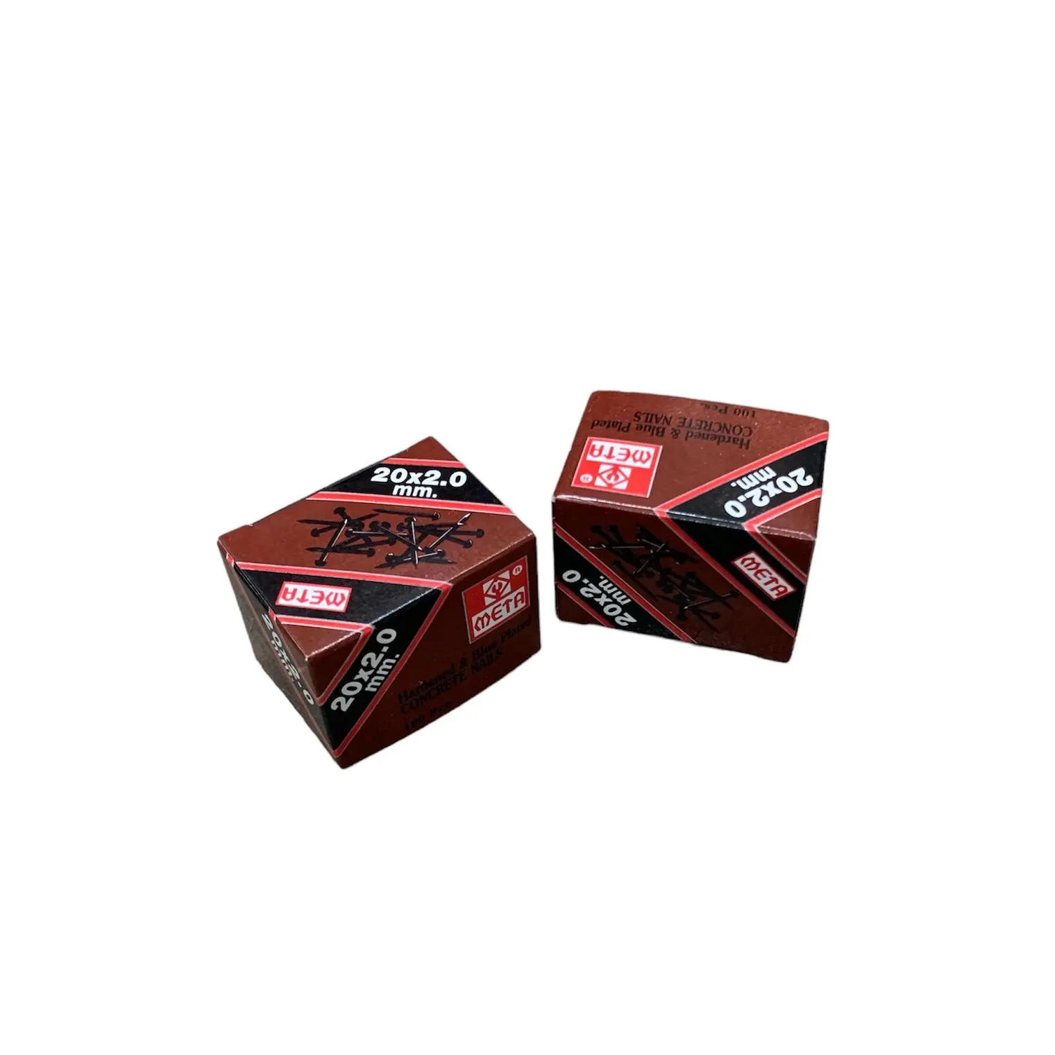 ตะปูคอนกรีต(ดำ) 20 x 2.00 มม. (กล่องเล็ก)