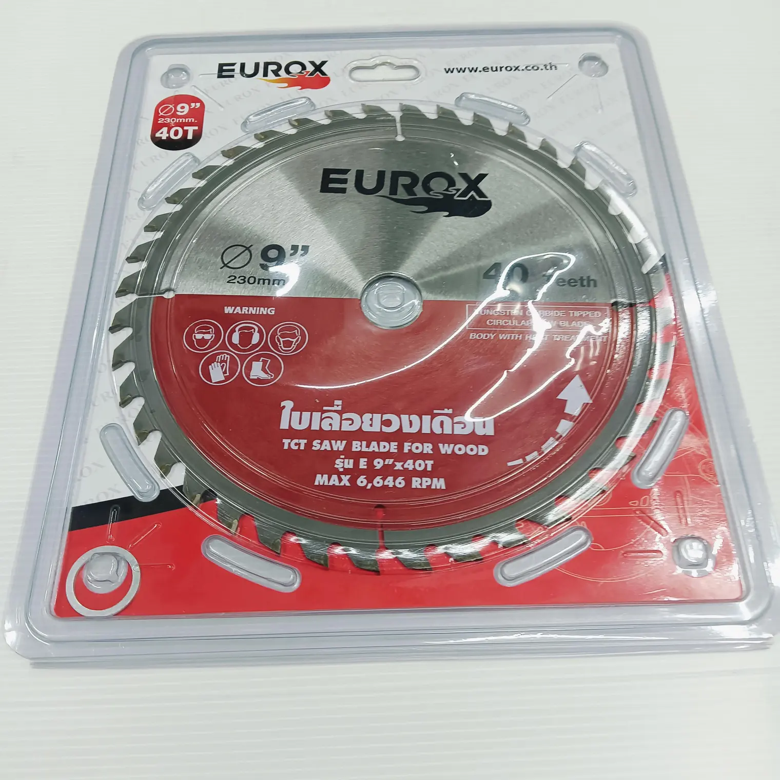 ใบเลื่อยวงเดือน E 9 นิ้ว 40 ฟัน EUROX