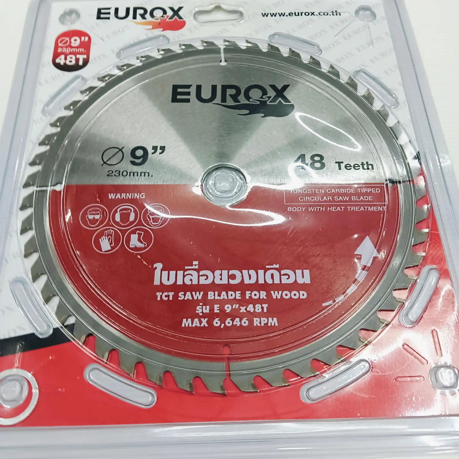 ใบเลื่อยวงเดือน E 9 นิ้ว 48 ฟัน EUROX