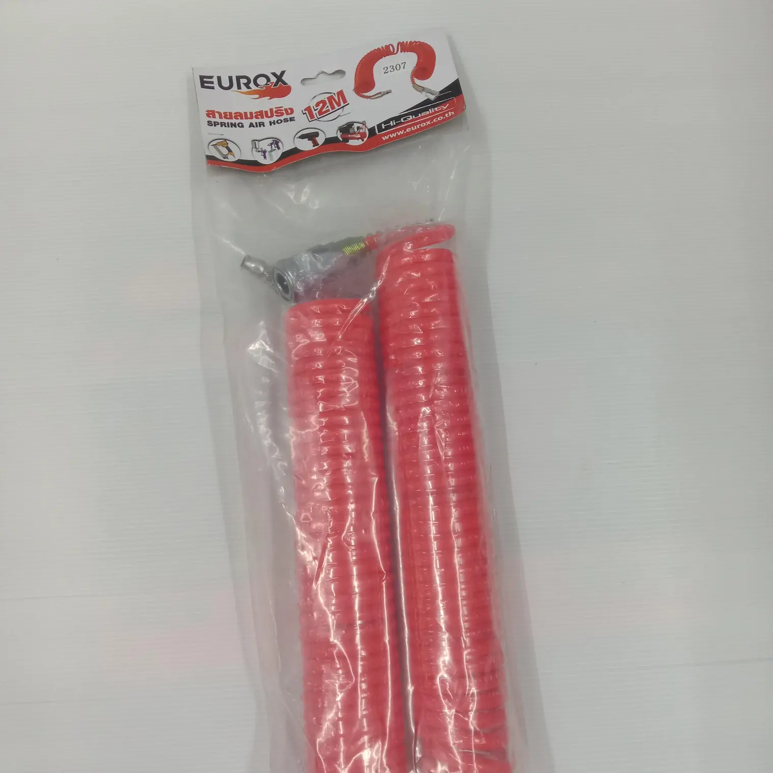 สายลมสปริง 5 x 8 มม. 12 ม. สีส้ม EUROX