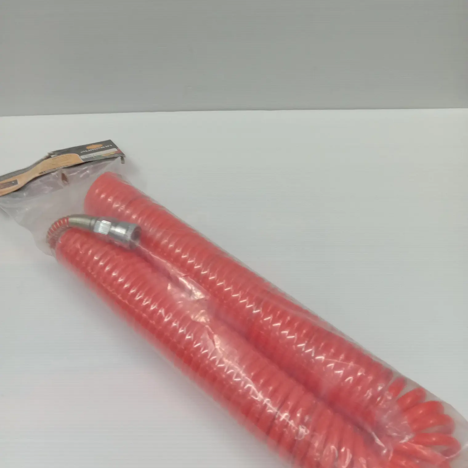 สายลมขดสปริง APOLLO พร้อม coupler 5 x 8 มม. 15 ม. สีส้ม PUMPKIN