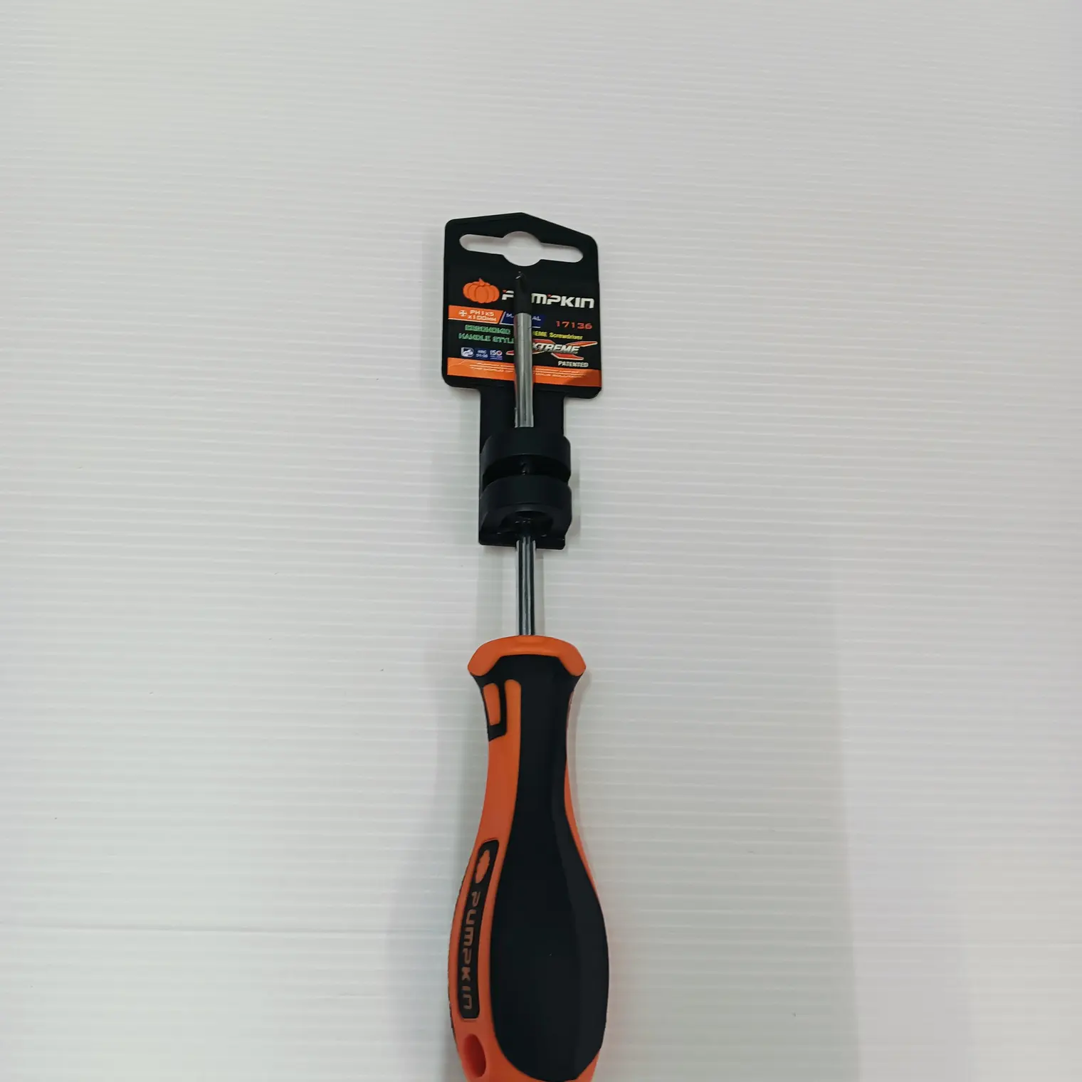 ไขควง ด้ามยาง รุ่น XTREME PH1x5x100mm(+) PUMPKIN