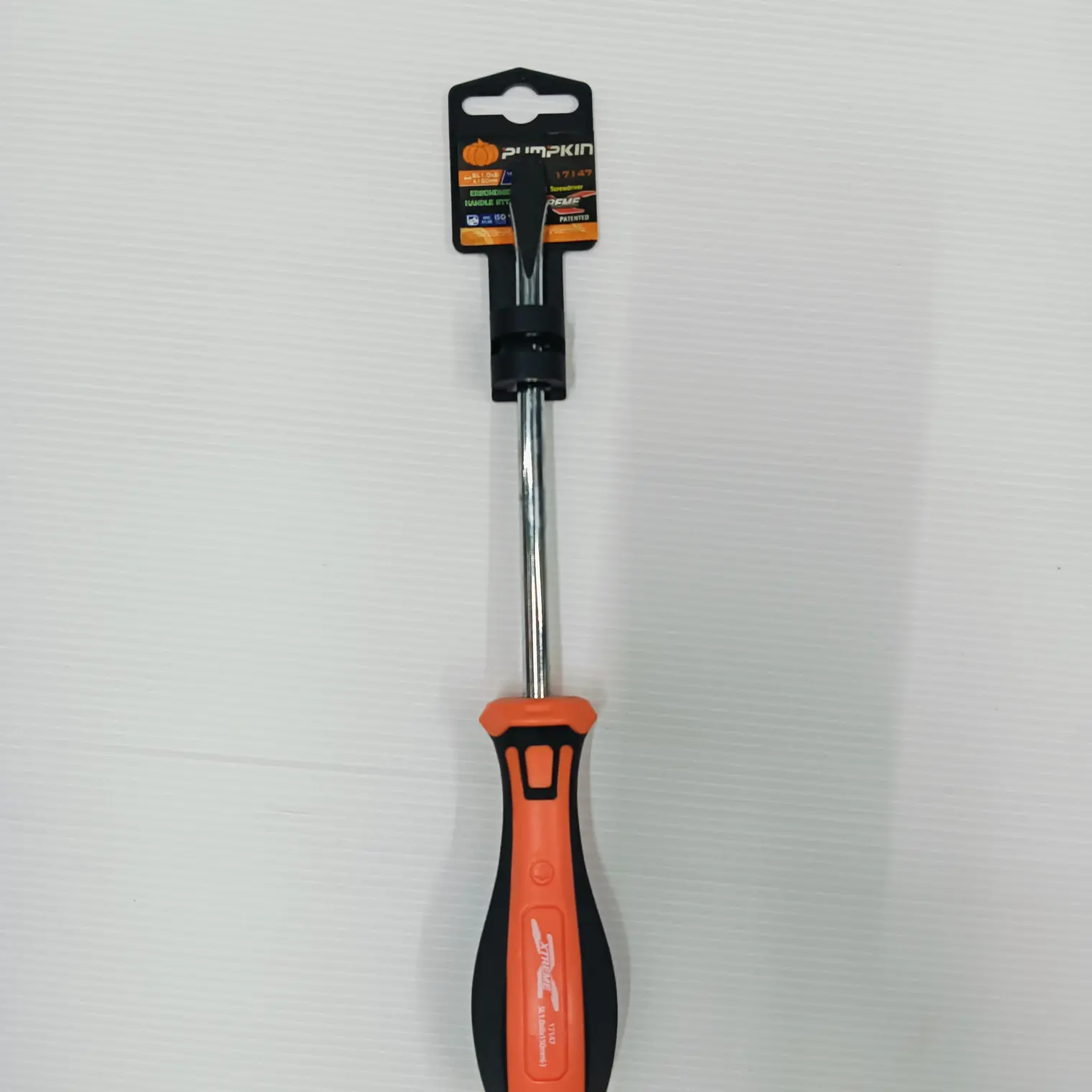 ไขควง ด้ามยาง รุ่น XTREME SL1.0x8x150mm(-) PUMPKIN