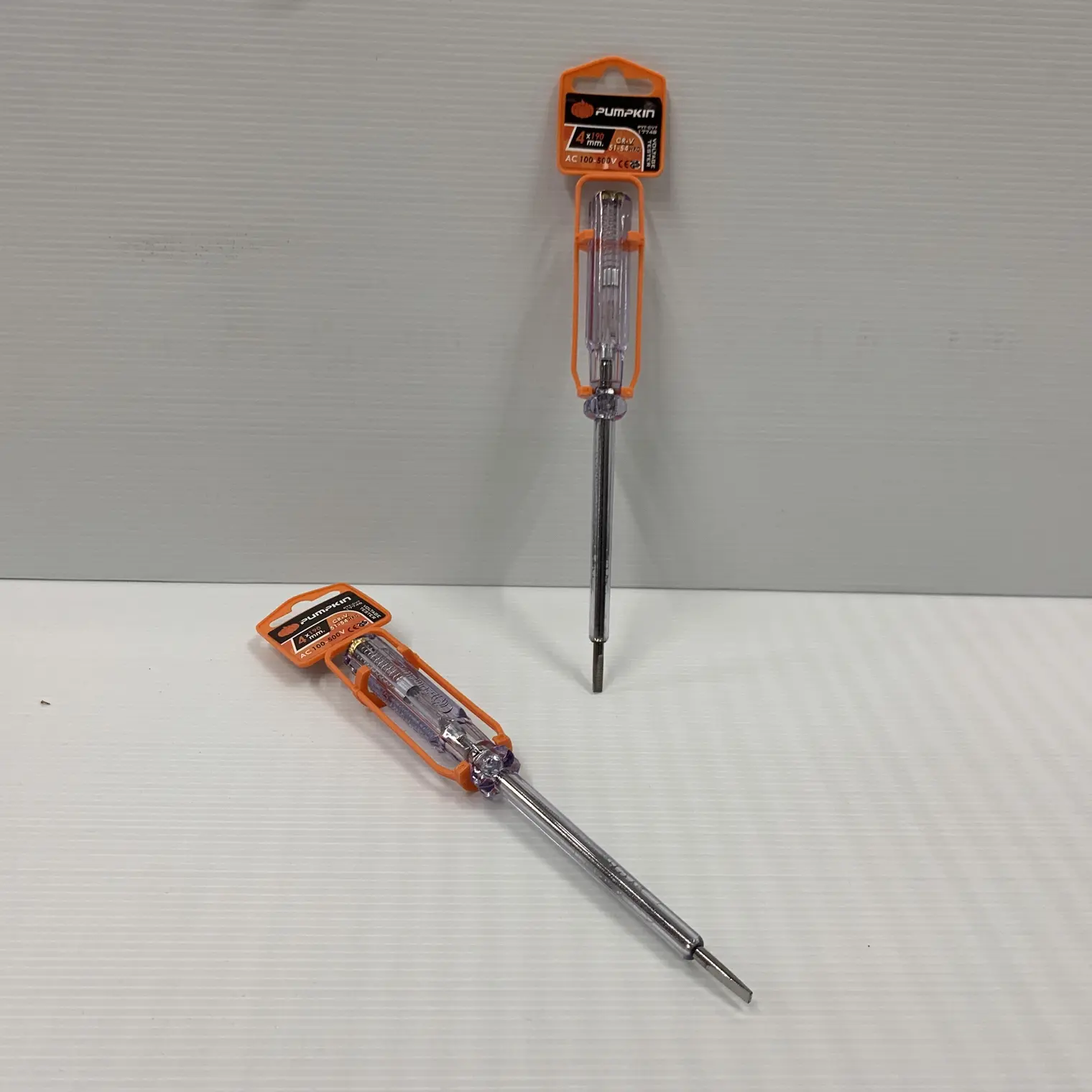 ไขควงลองไฟ (AC100V-500V) รุ่นคาเมล็อต 190 PTT-CVT PUMPKIN