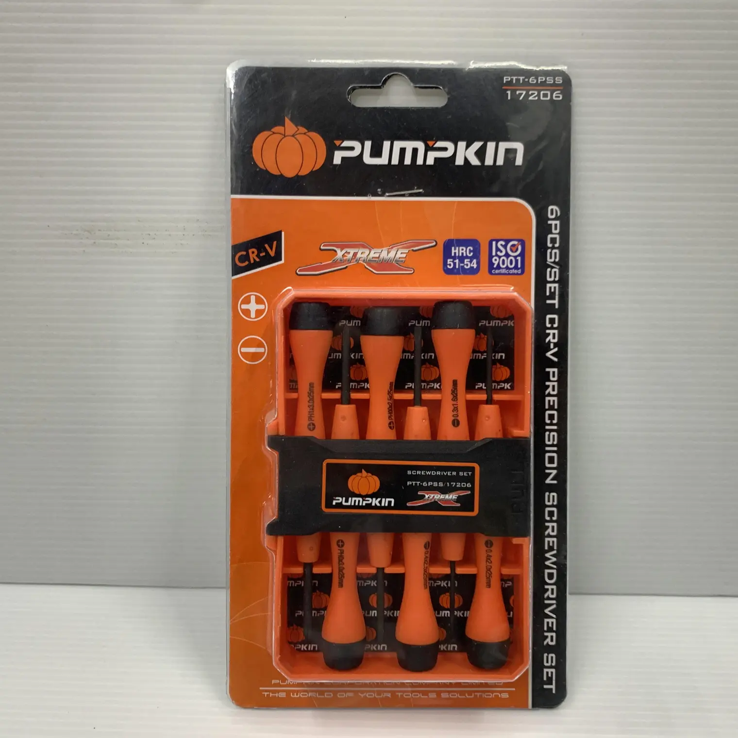 ชุดไขควงจิ๋ว Mini CR-V 6 ตัว/ชุด PTT-6PSS PUMPKIN