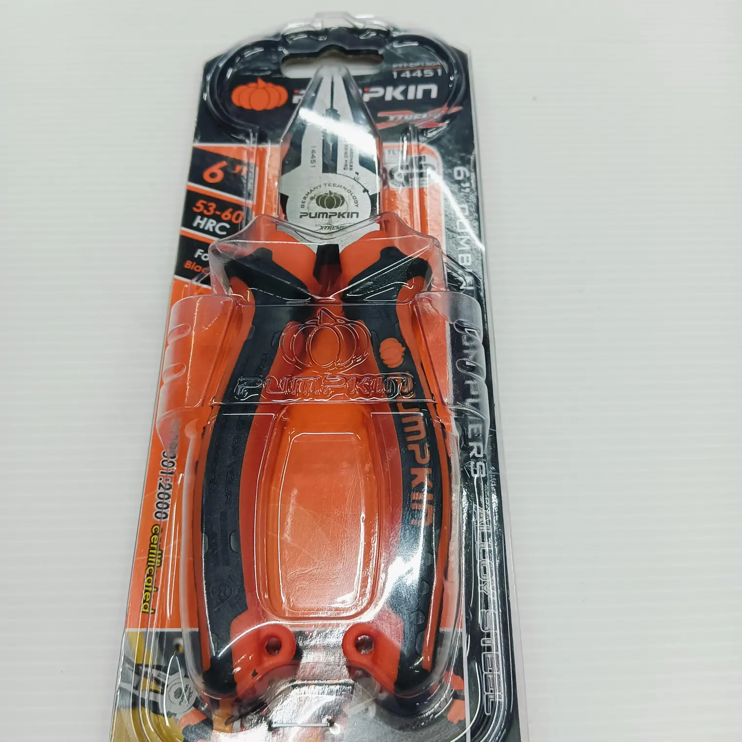 คีมปากจิ้งจก 7 นิ้ว PTT-CP180A PUMPKIN