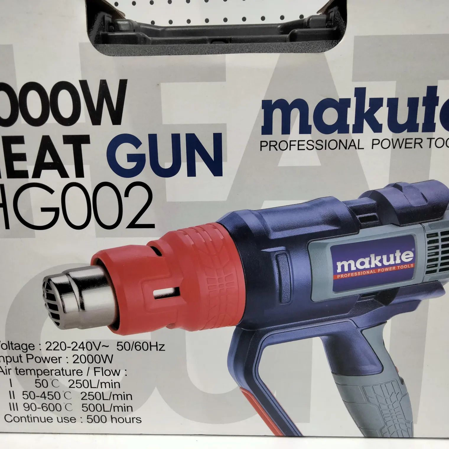 เครื่องเป่าลมร้อน 2000 วัตต์ HG002 RPS MAKUTE